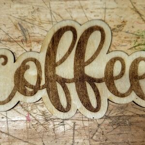 Wooden Coffee Sign